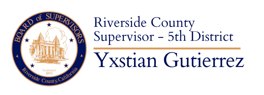 Yxstian Gutierrez, Riverside County Supervisor