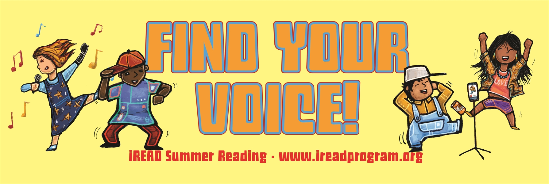Find Your Voice Summer Reading Program 2023