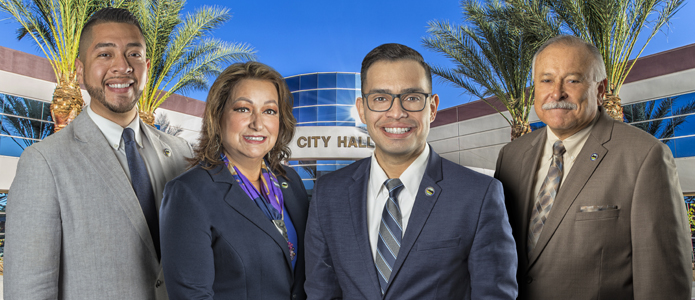 The current Moreno Valley City Council