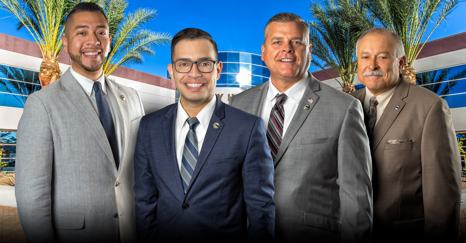 The current Moreno Valley City Council