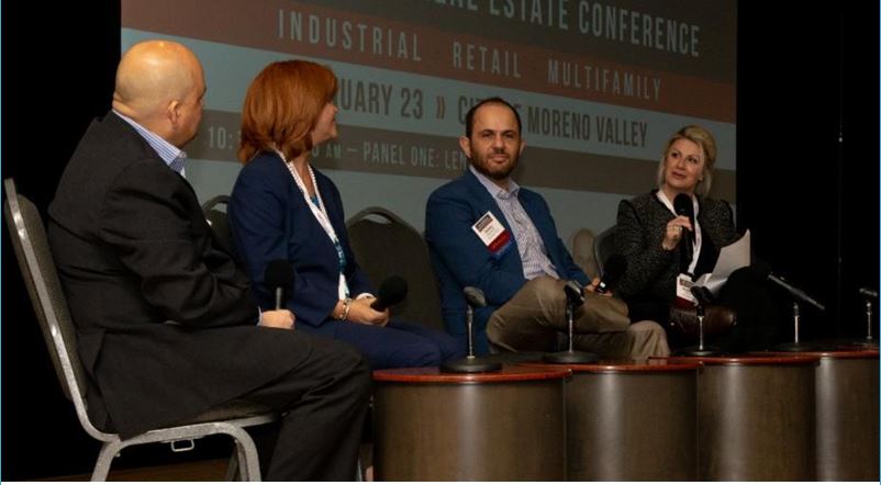 Commercial real estate lenders discuss the business development climate in the Inland Empire at the Annual Inland Empire Commercial Real Estate Conference held in Moreno Valley, January. 23, 2020.