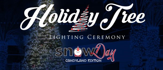 Holiday Tree Lighting Ceremony and Snow Day  Banner