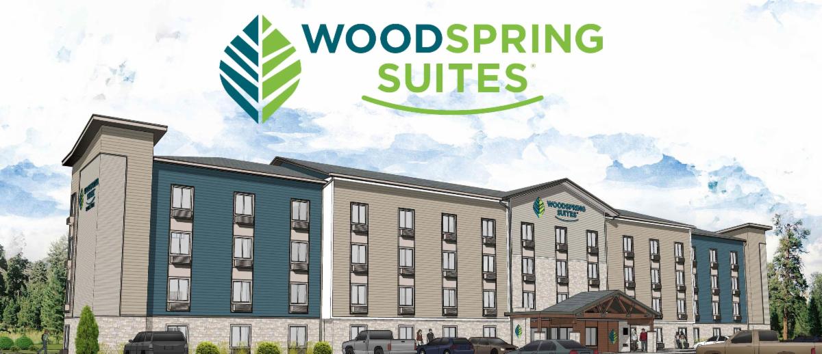 Woodspring Suites architectural rendering