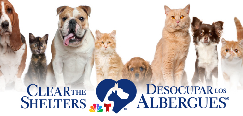 Clear the shelters free adoptions. August 1-15